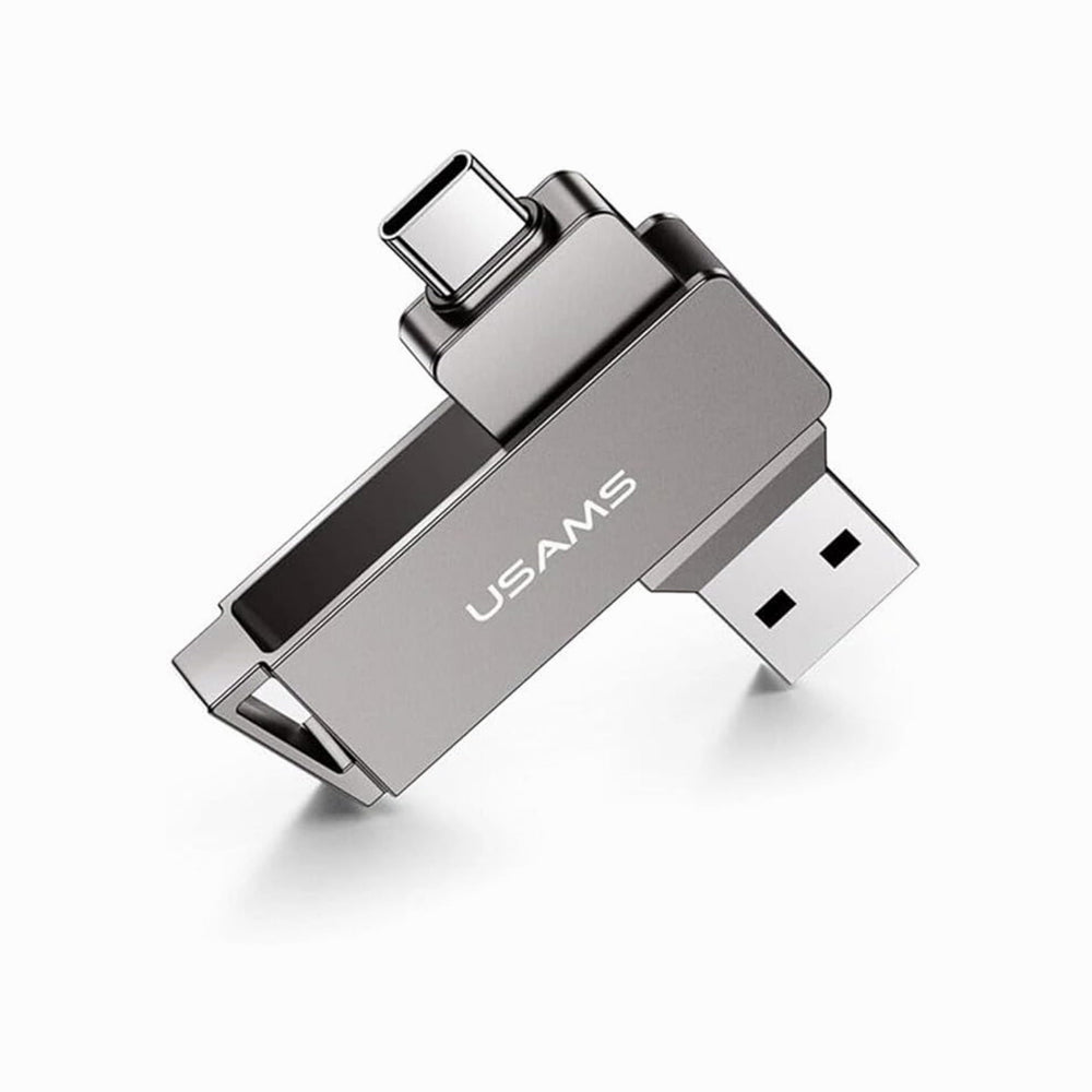 USAMS Rotable USB Flash Drive TypeC+USB3.0 128GB