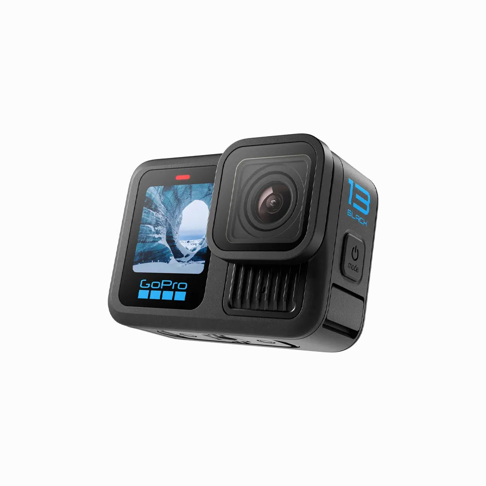 GoPro HERO13 Black Accessory Bundle - Includes The Handler (Floating Hand Grip), 2 Enduro Batteries, 2 Curved Adhesive Mounts, 64GV SanDisk MicroSD Card, Carrying Case