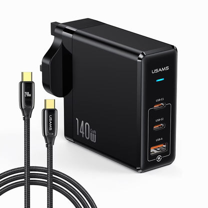 USAMS CC171 UM Series PD 140W GaN Adapter Type C Fast Charger Kit
