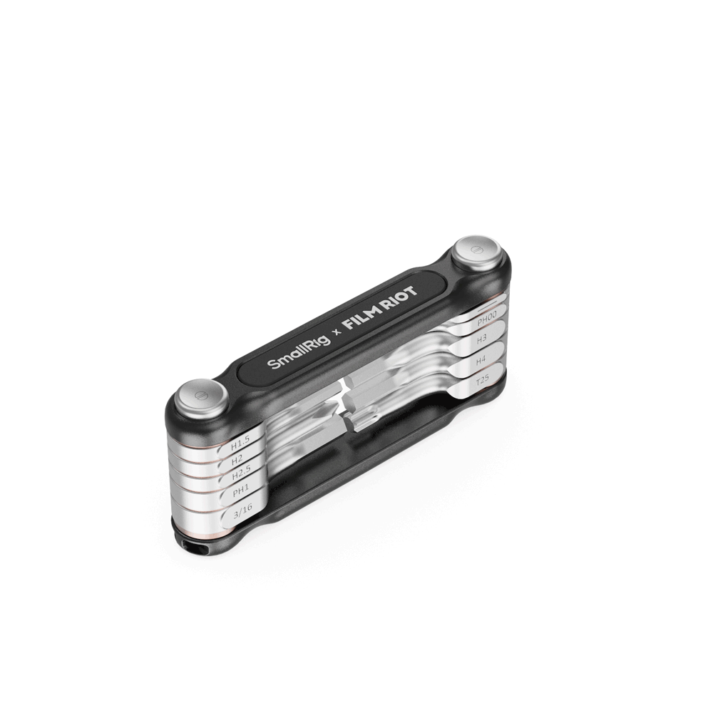 SmallRig x FILM RIOT 10-in-1 Detent Folding Multi-Tool Kit (Black) 4375
