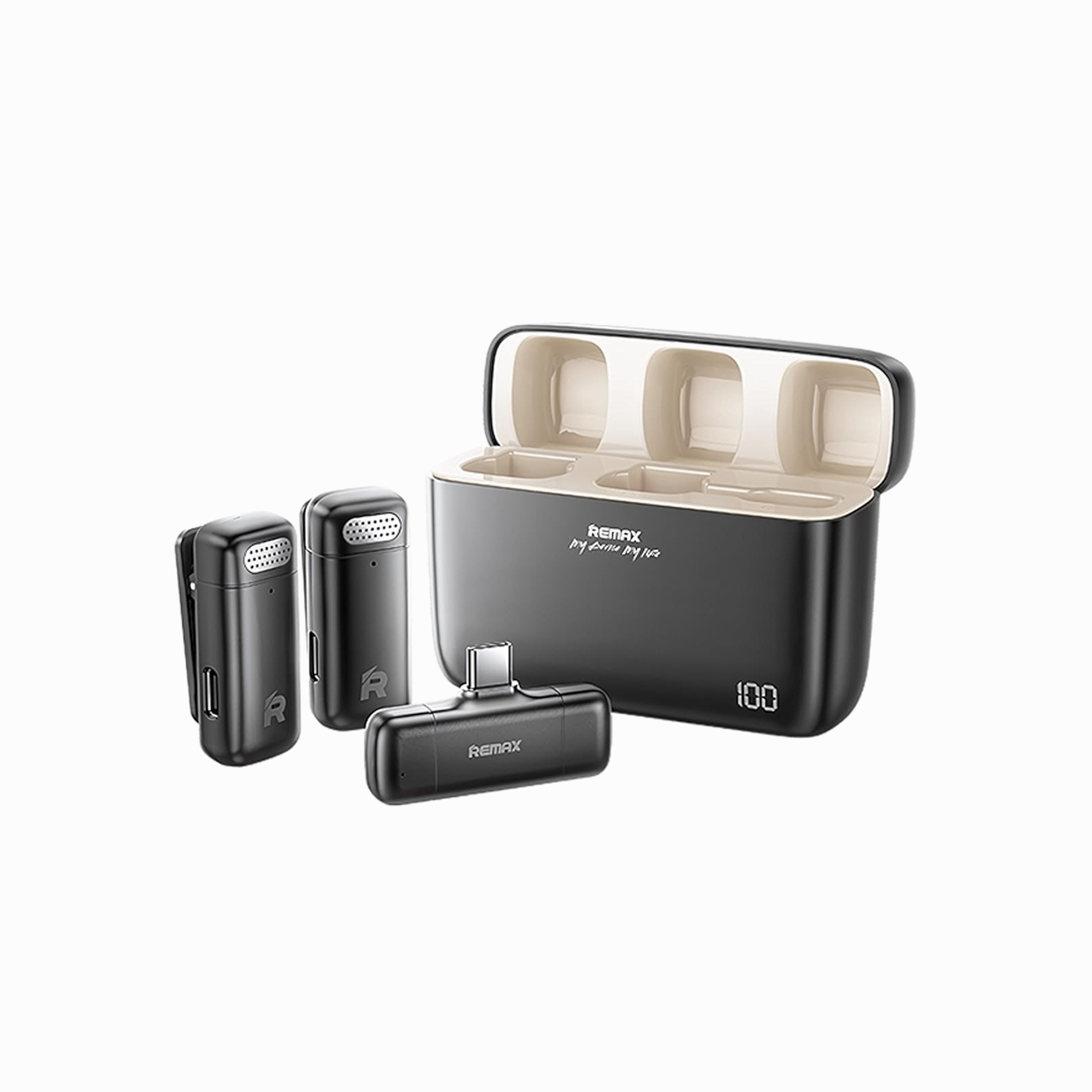 REMAX 2 in 1 Wireless radio microphone K15 TYPE C