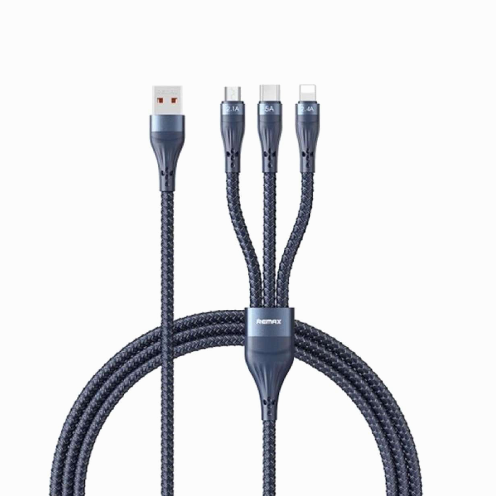REMAX Whirly Series 5A 3-in-1 Fast Charging Cable RC-199th
