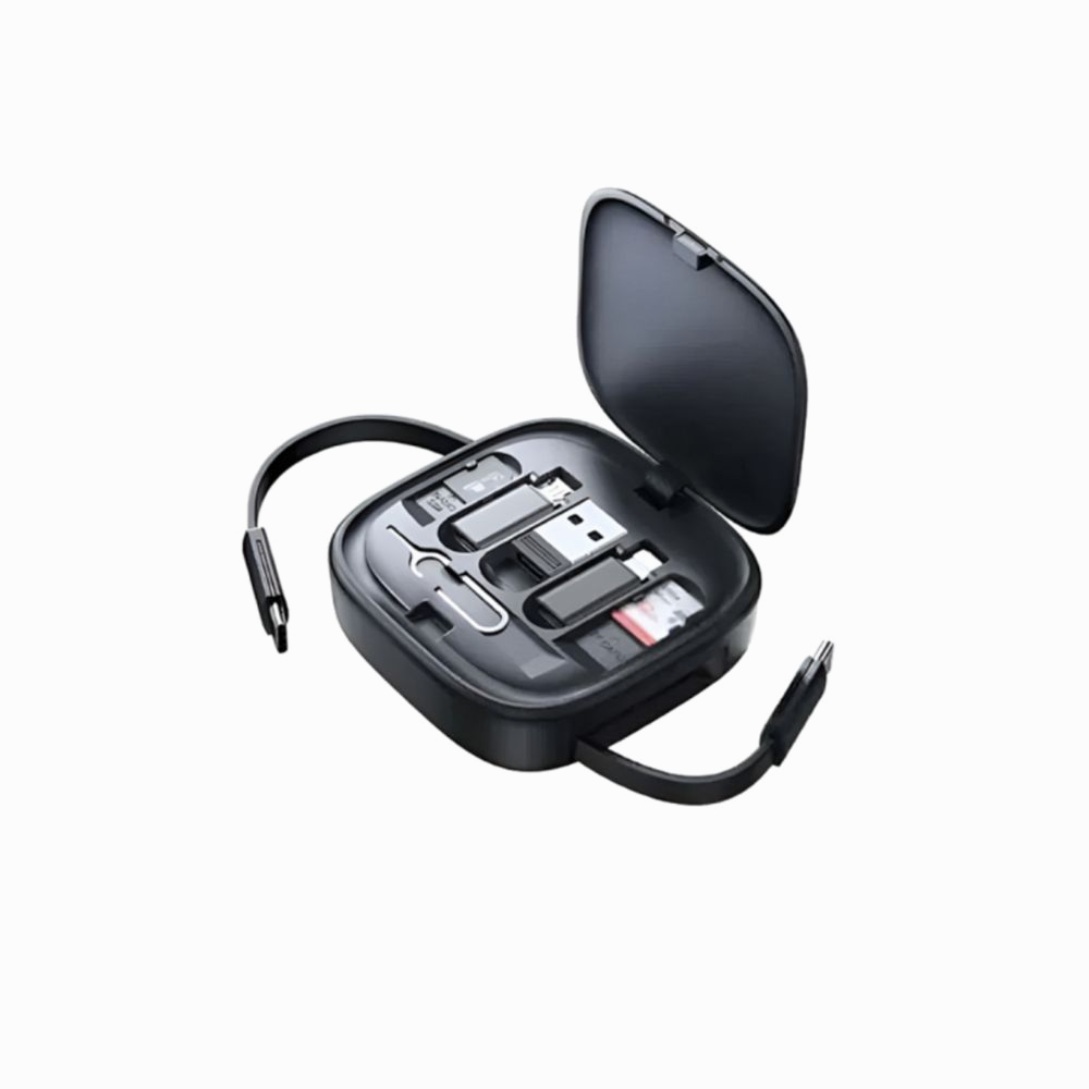 USAMS US-SJ650 3IN1 CABLE MICROUSB / USB-C / LIGHTNING 60W TARNISH