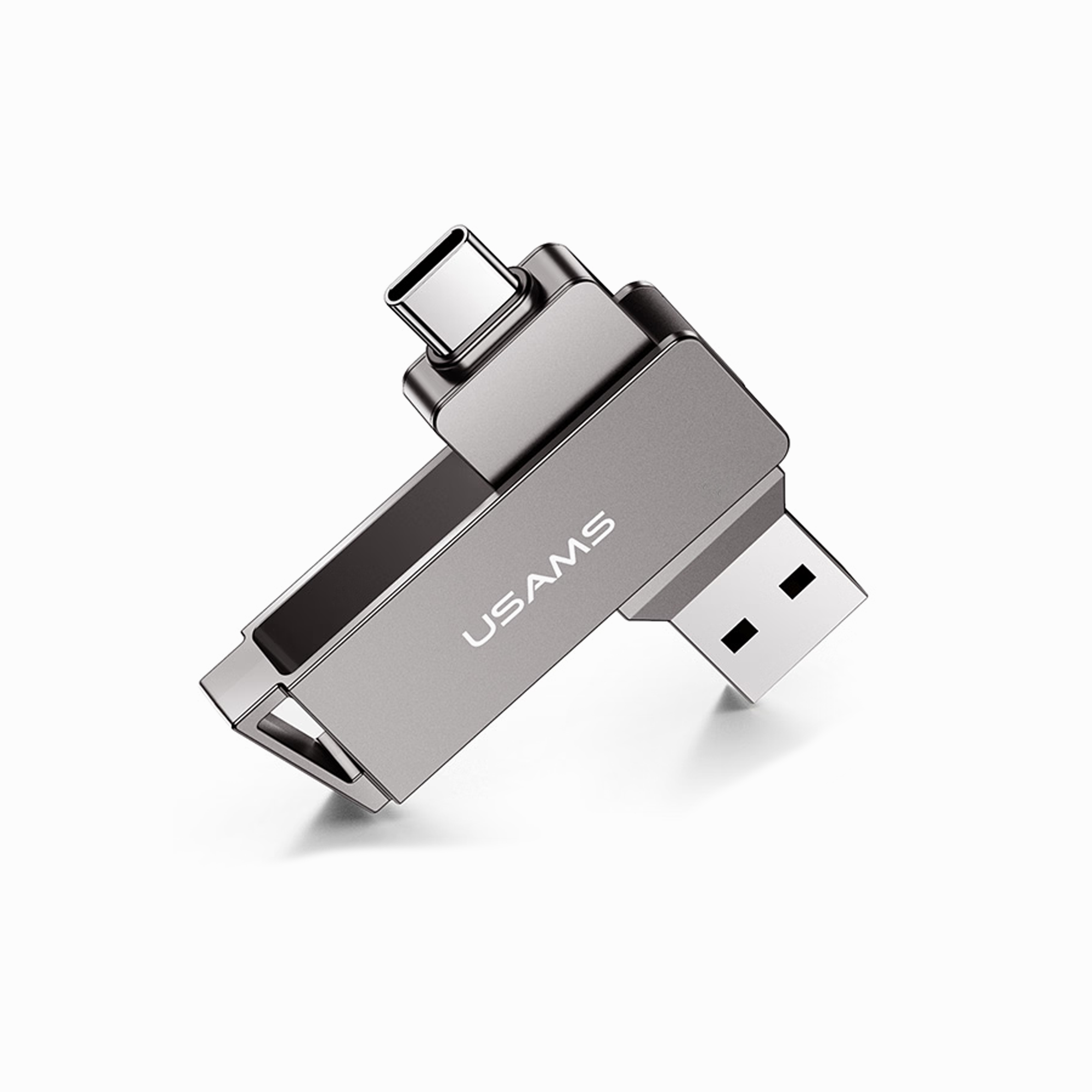 USAMS Rotable USB Flash Drive TypeC +USB3.0 256GB
