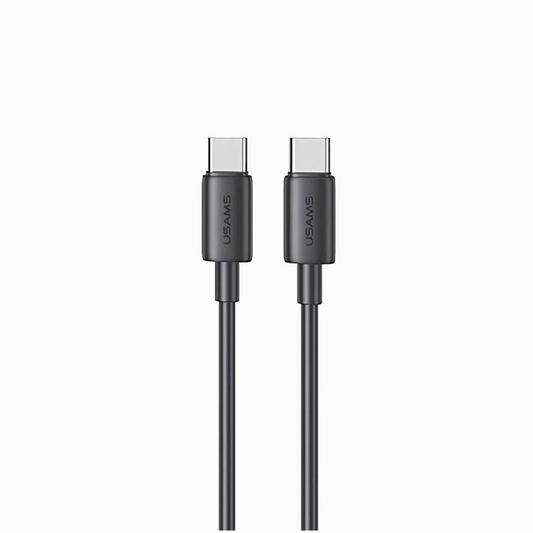 USAMS SJ711 Type C To Type C 60W Fast Charging data cable 1M black