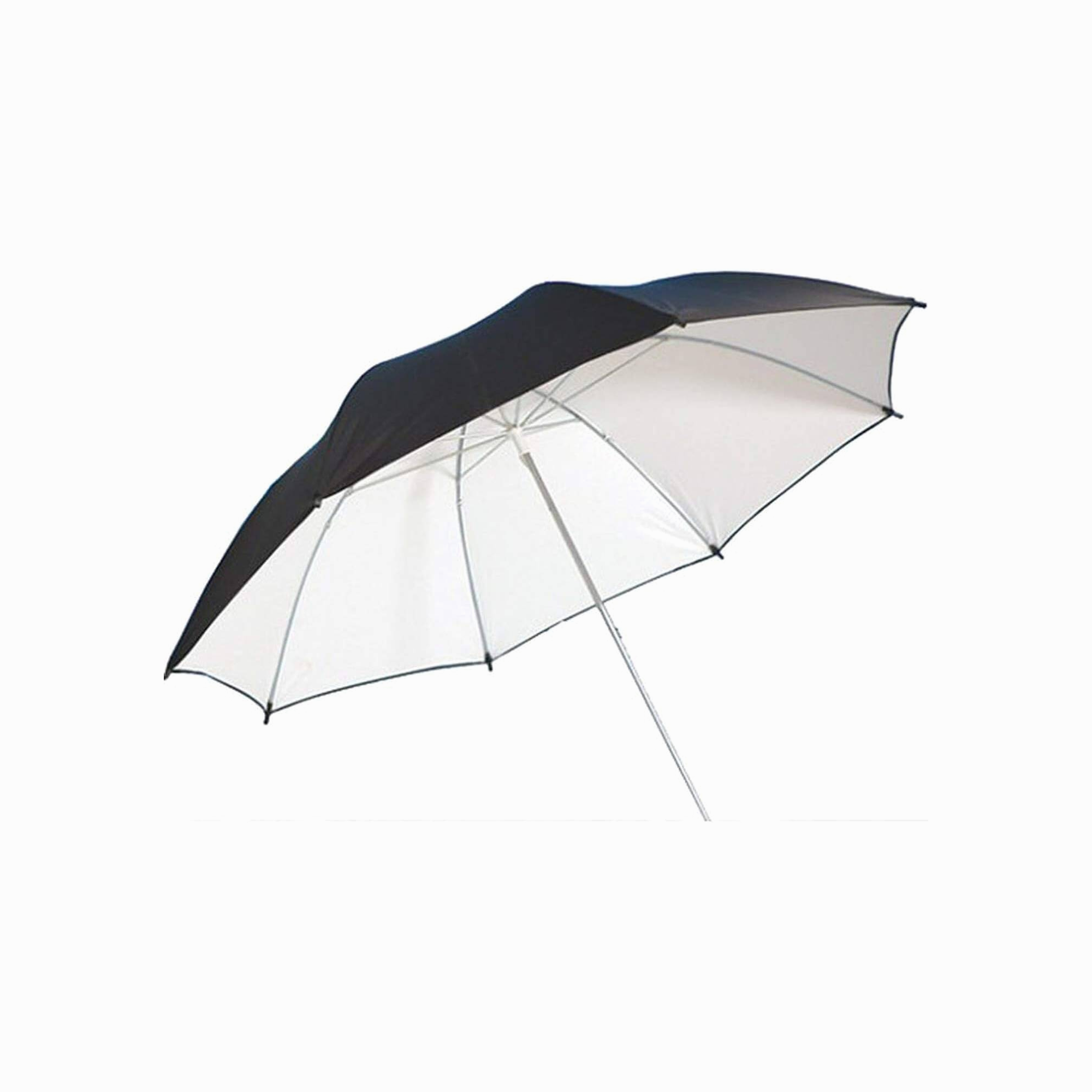 NiceFoto 110 CM DEEP Transparent Umbrella Black/White
