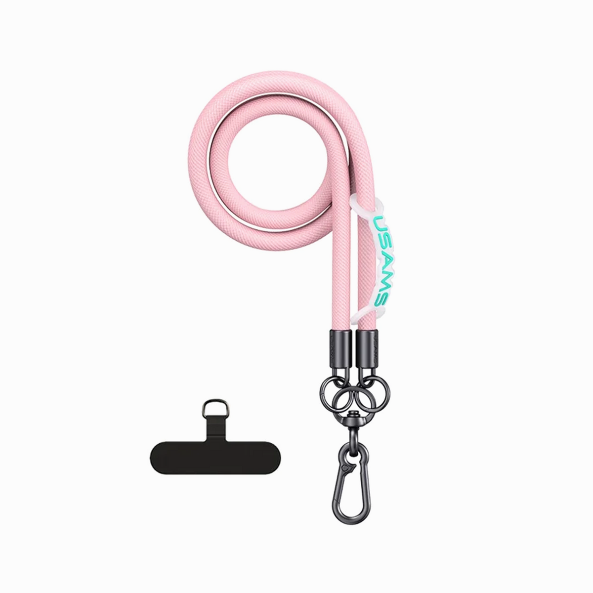 USAMS US-ZB282 Cell Phone Phone Lanyard Pink