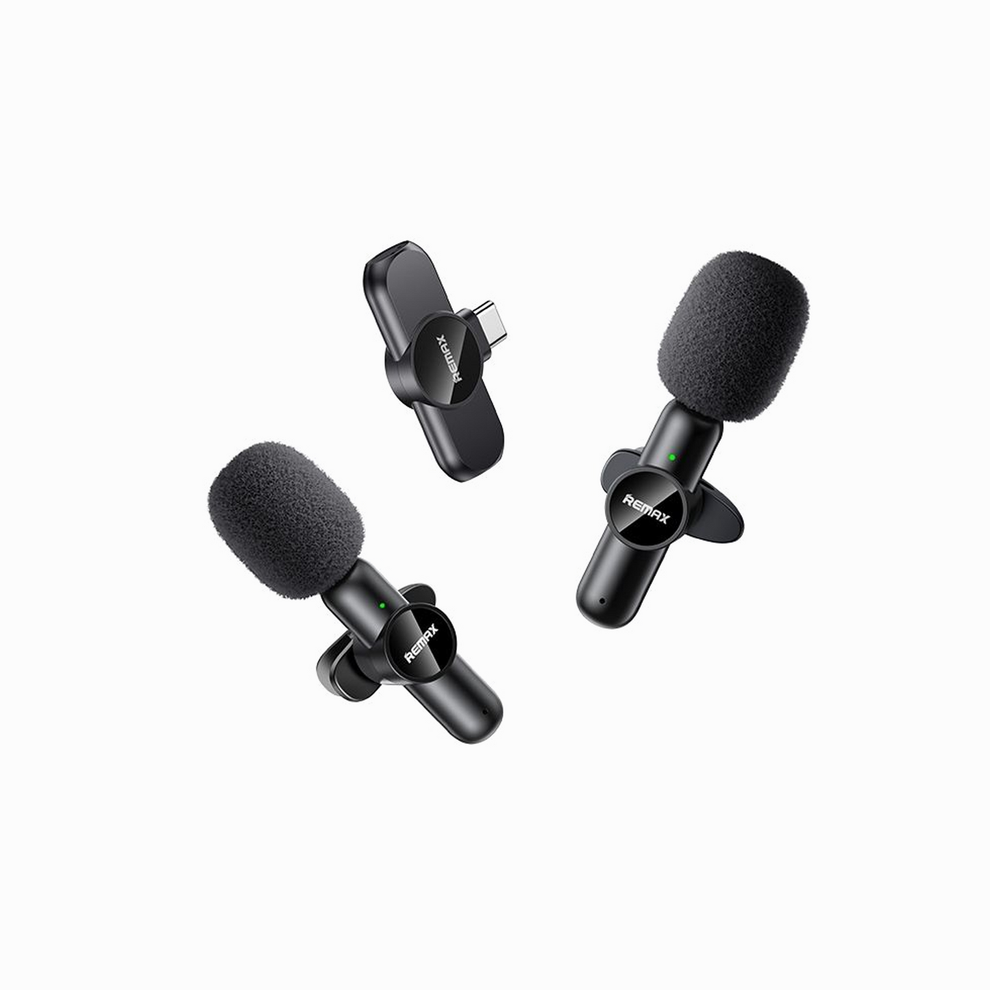 REMAX Ryusic Series One-to-Two Live-Stream Wireless Microphone K10 TYPE C