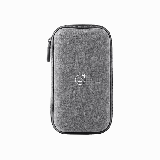 USAMS US-ZB263 EVA Hard Shell Power Bank Carrying Case Cable U-Disk Charger Storage Bag - Grey
