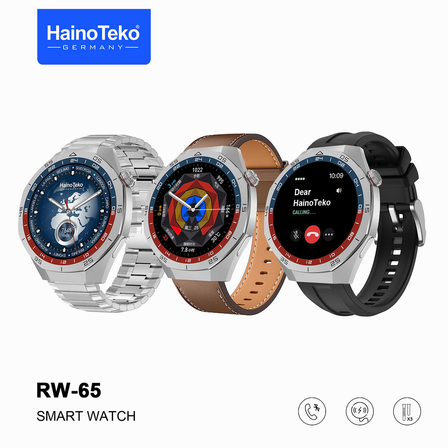 Hainoteko Smartwatch AMOLED GT5 Pro RW65