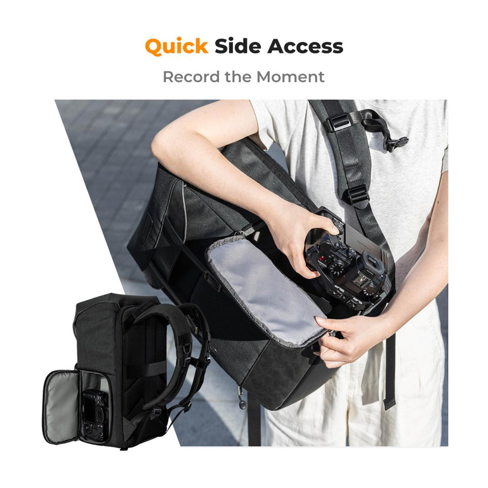 K&F Urban Wander 02 Camera Backpack 20L (Dark Grey) KF13.066V14