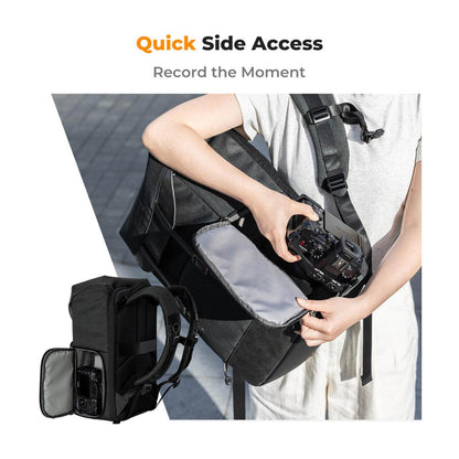 K&F Urban Wander 02 Camera Backpack 20L (Dark Grey) KF13.066V14