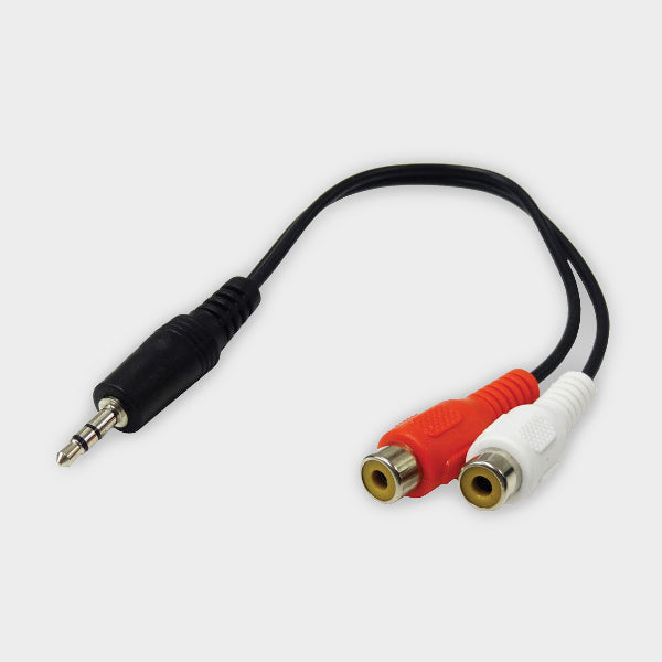 3.5mm TRS Male to Dual RCA Female