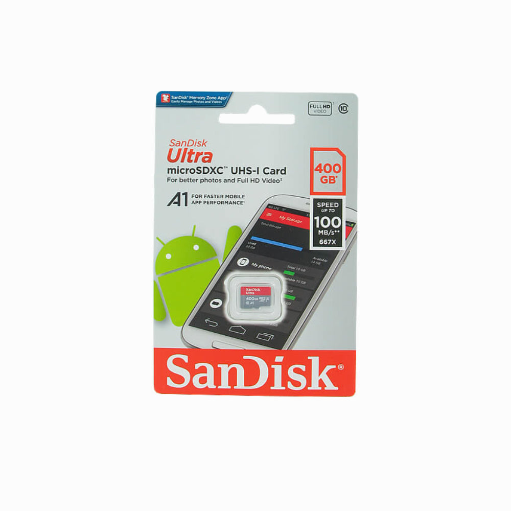 SANDISK ULTRA 400GB MICRO SDXC UHS-1 CARD