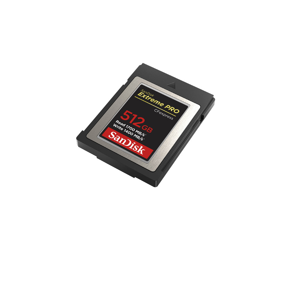 SanDisk Extreme PRO 512GB CFexpress Type-B Memory Card, 1700MB/s Read, 1400MB/s Write(2 SDCFE-512G )