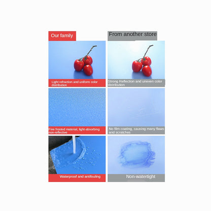 60 X 60cm Non-Reflective Matte PVC Board Double-Sided Solid Color Photo Background Board Filming Photography Props (Sky Blue + Lake Blue)#30