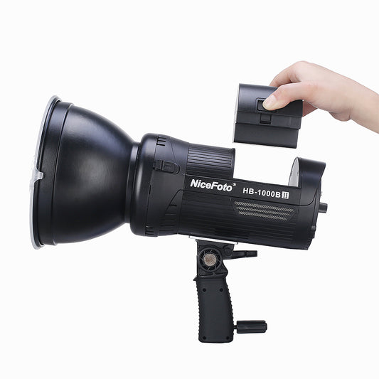 NiceFoto 100W HB-1000B Ⅱ Battery daylight COB LED light