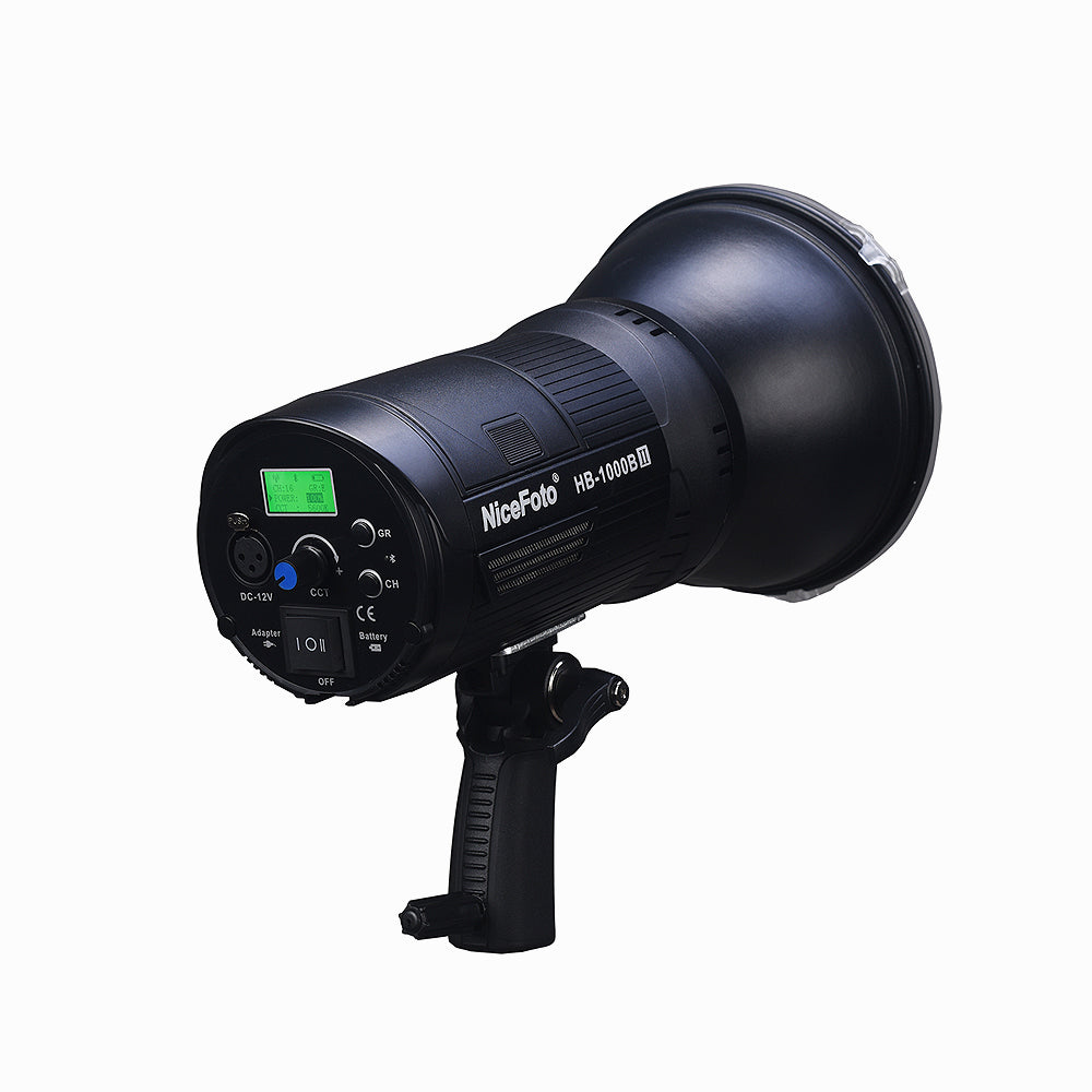 NiceFoto 100W HB-1000B Ⅱ Battery daylight COB LED light