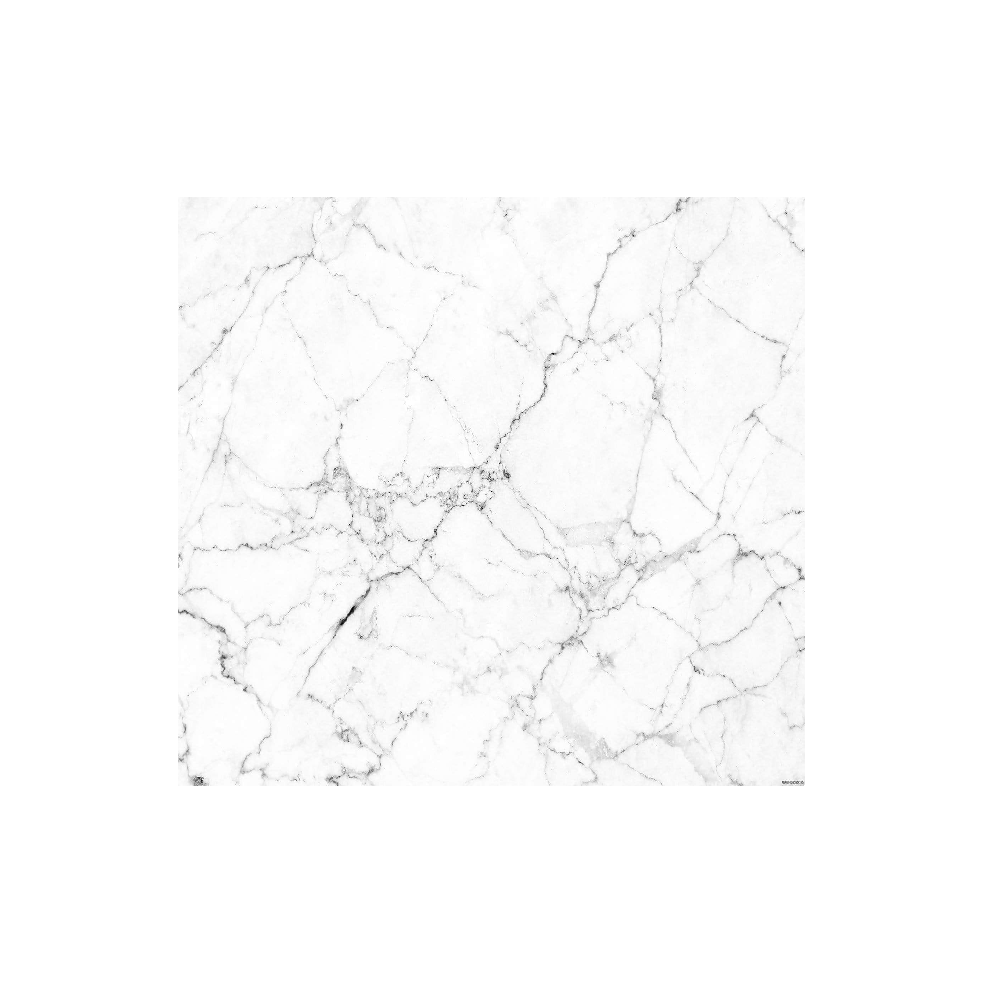 60x60cm White Marble Effect PVC Boards #01