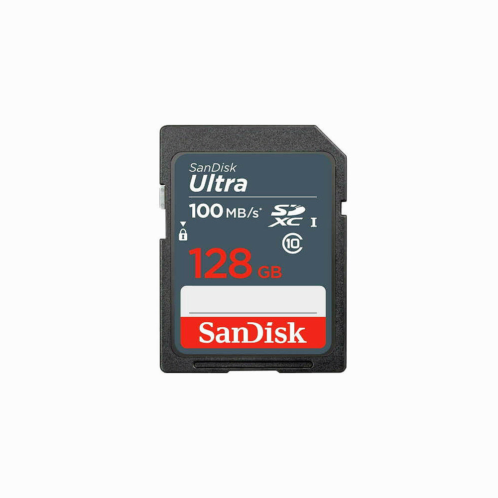 SANDISK ULTRA 128GB 100MB/S SDXC UHS-1 CARD(SDSDUNR-128G-GN3IN)