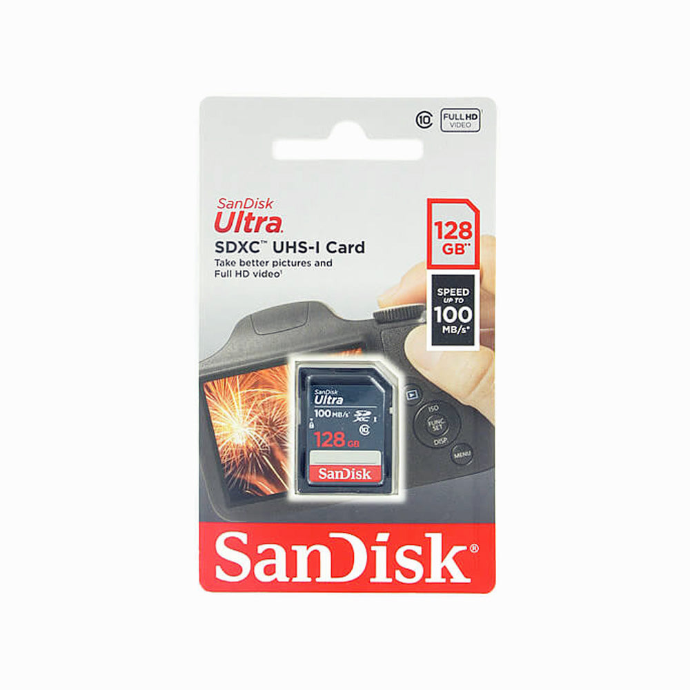 SANDISK ULTRA 128GB 100MB/S SDXC UHS-1 CARD(SDSDUNR-128G-GN3IN)