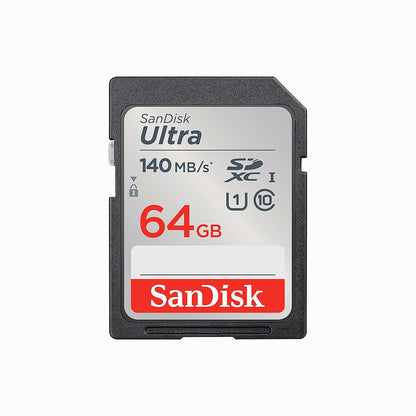 SanDisk 64GB Ultra UHS-I SDXC Memory Card 140MB/s Class 10