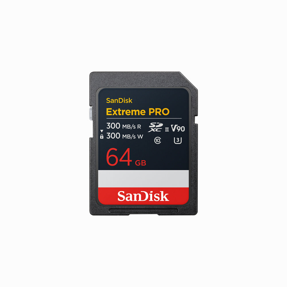 SanDisk Extreme PRO 64GB 300/260MB/S UHS-II SDXC Memory Card (SDSDXDM-064G-GN4IN)