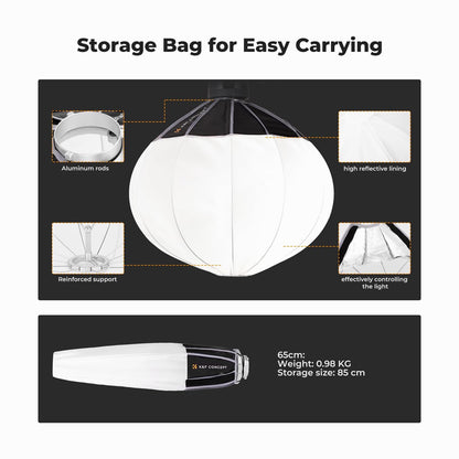 K&F Concept 65cm Lantern Soft box (KF18.009)