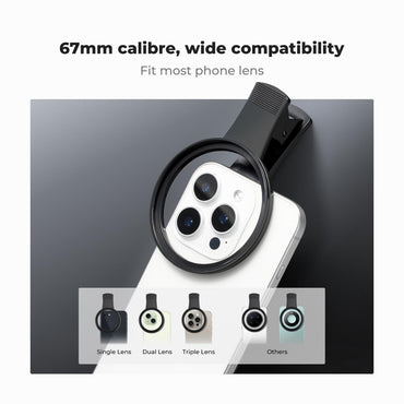 K&F Concept 67mm Universal Screw-type Mobile Phone Filter Clamp (KF31.142)