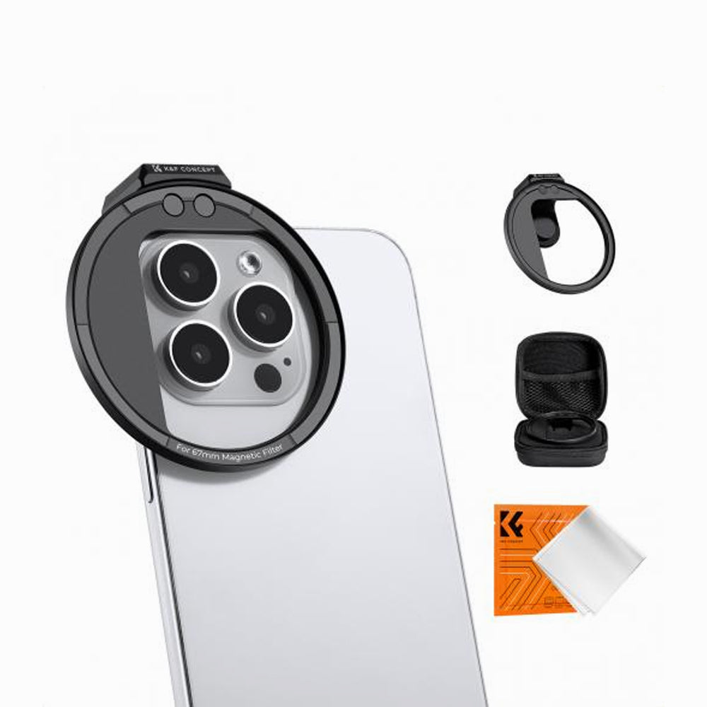 K&F Concept 67mm Magnetic Filter Adapter, Quick Release Phone Lens Filter Ring (KF01.2675)