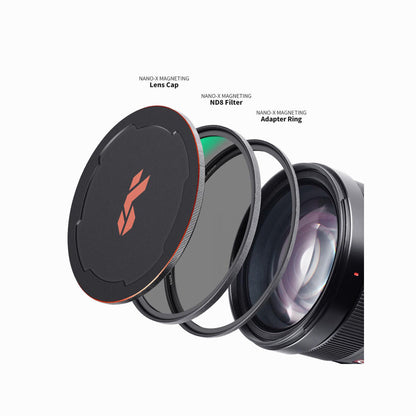 K&F Concept (67mm, 3-Stop) Nano-X Magnetic Filter with Adapter Ring & Lens Cap (SKU.1723)