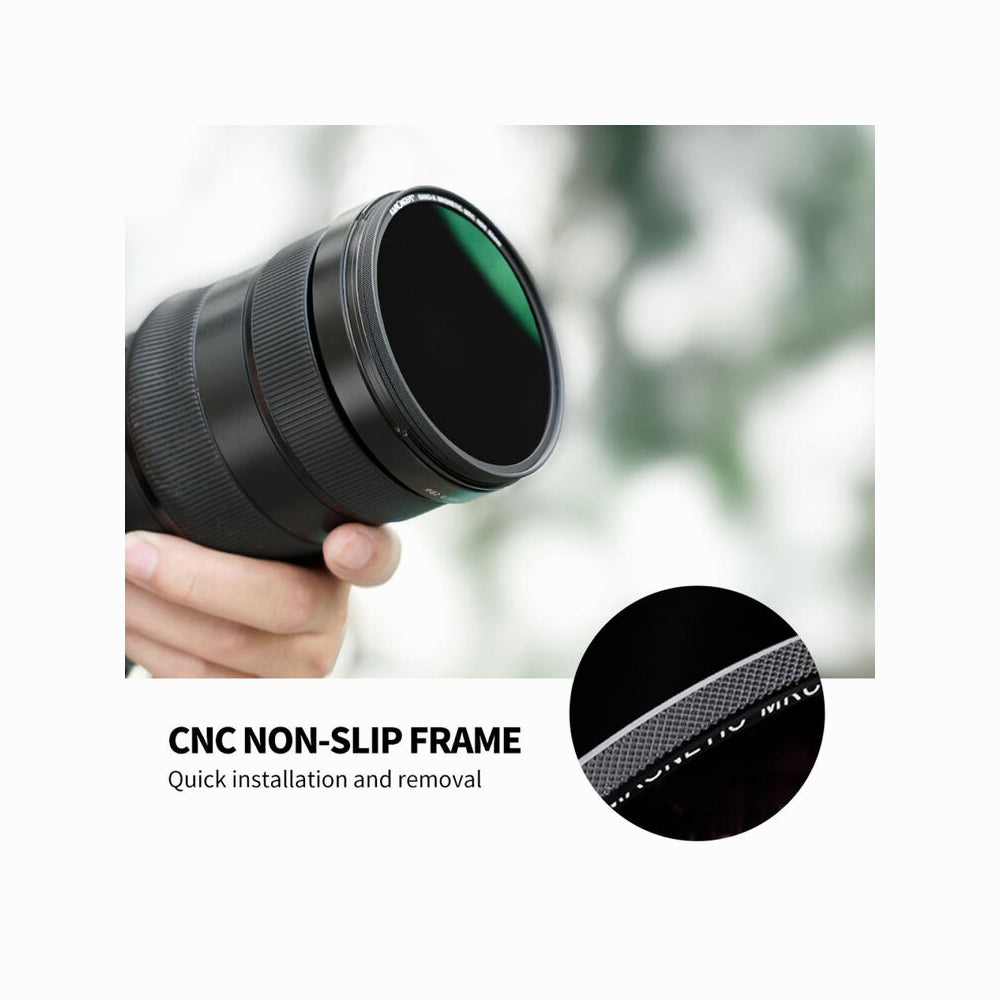 K&F Concept 67mm Black Diffusion Pro-Mist 1/4 + 1/8 Filter Kit Cinematic Effect Filter for Vlog/Video/Portrait Image with 28 Multi-Layer Coated-Nano-X (SKU.1911)