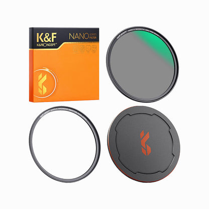 K&F Concept (67mm, 3-Stop) Nano-X Magnetic Filter with Adapter Ring & Lens Cap (SKU.1723)