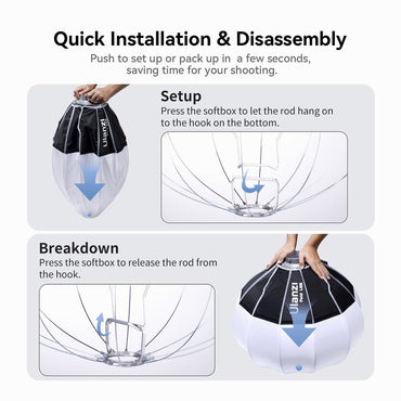 Ulanzi LAS005 65cm Lantern Softbox with Universal Bowens Mount L061