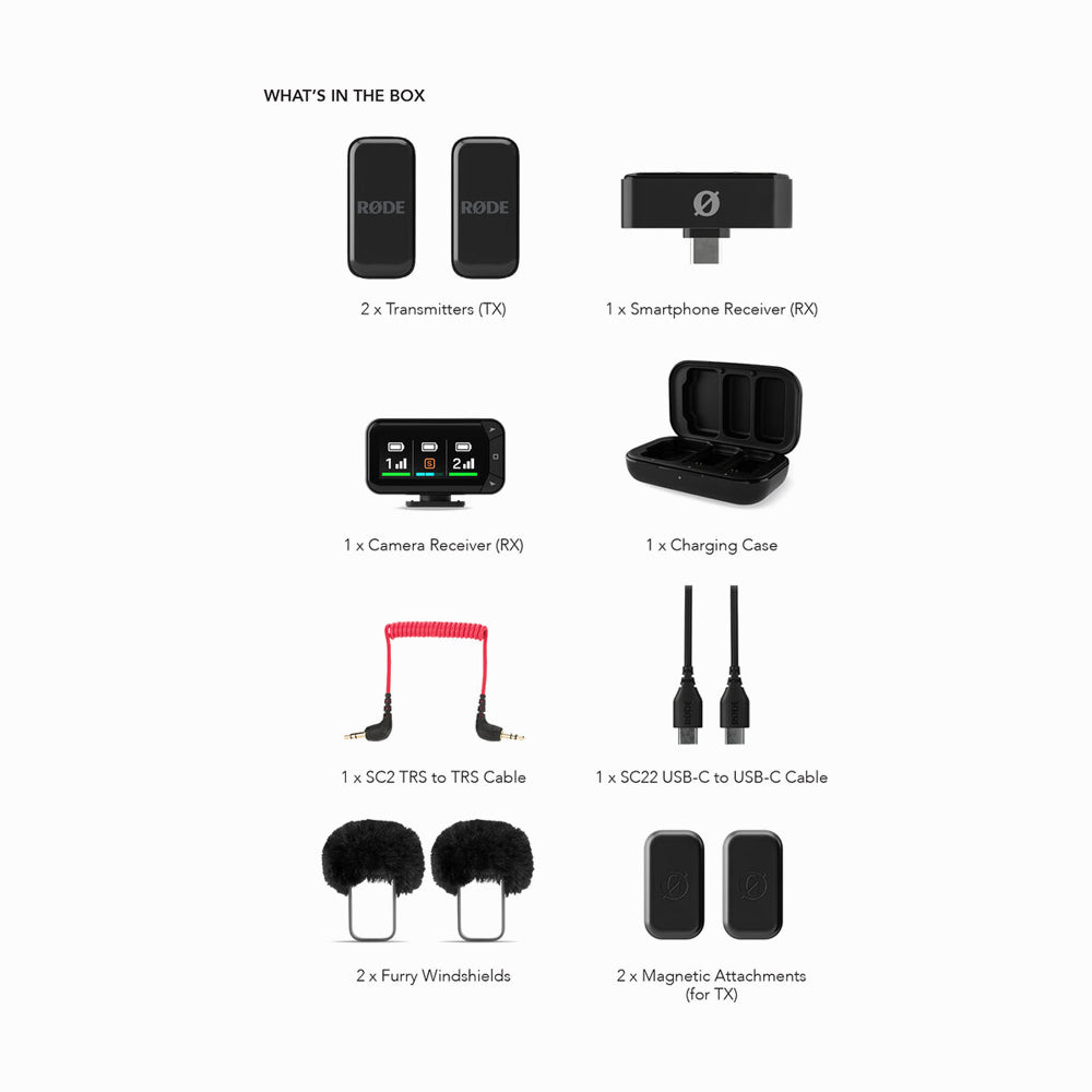 Rode Wireless Micro Ultra-Compact Wireless Microphone Camera Kit