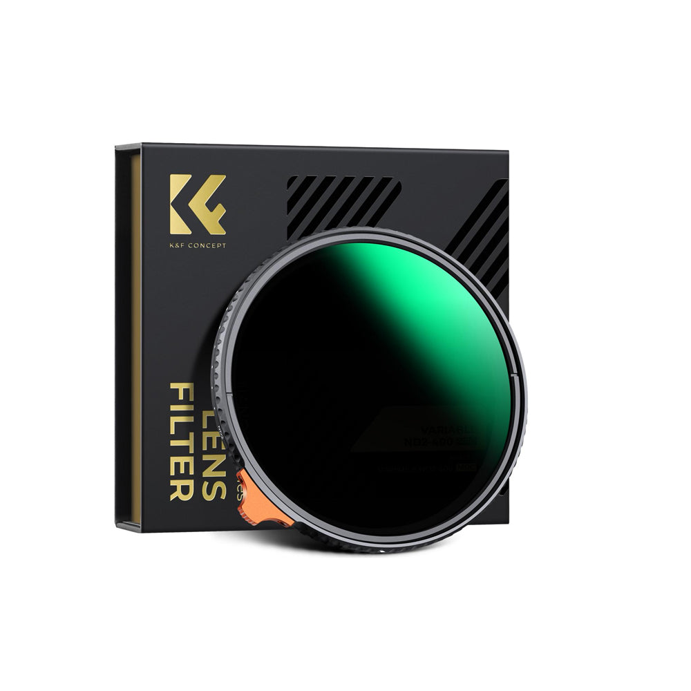 K&F Concept 72mm Variable ND Filter ND2-400 (1-9 Stop) Lens Filter Waterproof Scratch Resistant Nano-Xcel Series-KF01.1464