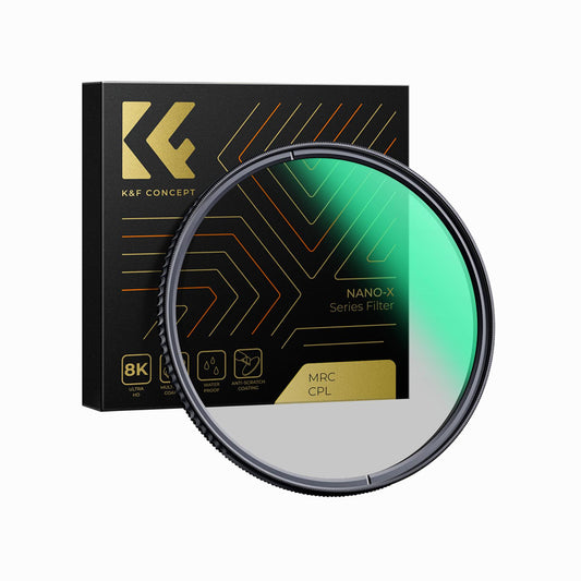 K&F Concept 67mm CPL Filter 28 Layer Super Slim Circular Polarizing Filter Multi-coated Polarized MRC Filter Nano-Xcel Series(KF01.972V1)