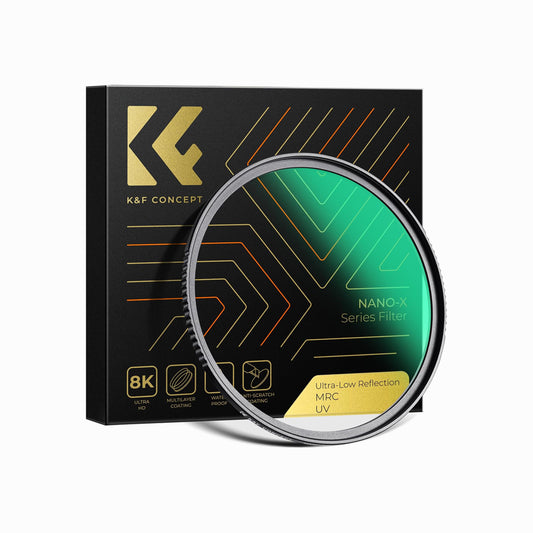 K&F Concept 77mm MCUV Protection Filter Nano-Xcel Series, MCUV 28 Multi-Layer (KF01.969))