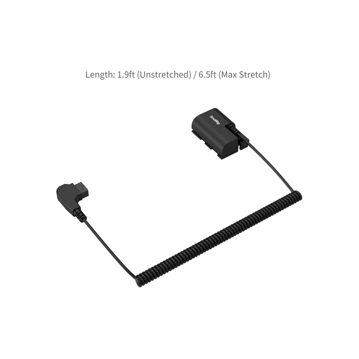 SmallRig DT-E6P Coiled LP-E6P Dummy Battery Cable