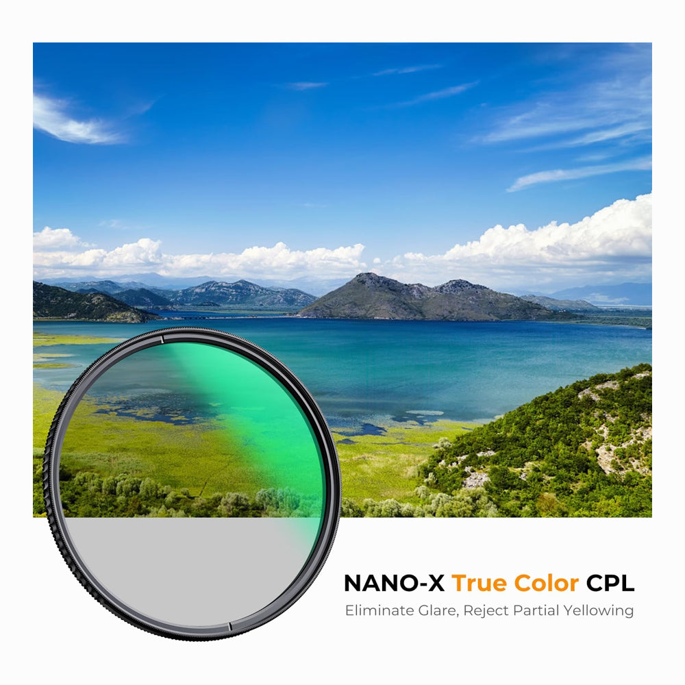 K&F Concept 82mm CPL Filter True Color Circular Polarizers Filter Nano-Xcel Series