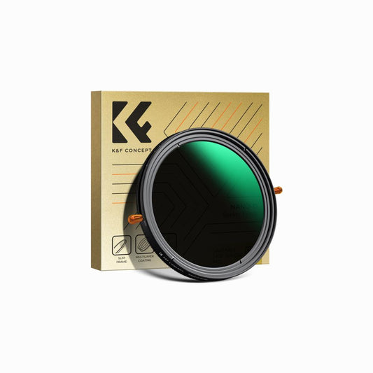 K&F Concept 82mm ND & CPL 2 in 1 Lens Filter, ND2-ND32 (1-5 Stop) Variable Neutral Density and Polarizer for Camera Lens Nano-Dazzle Series (KF01.2408)