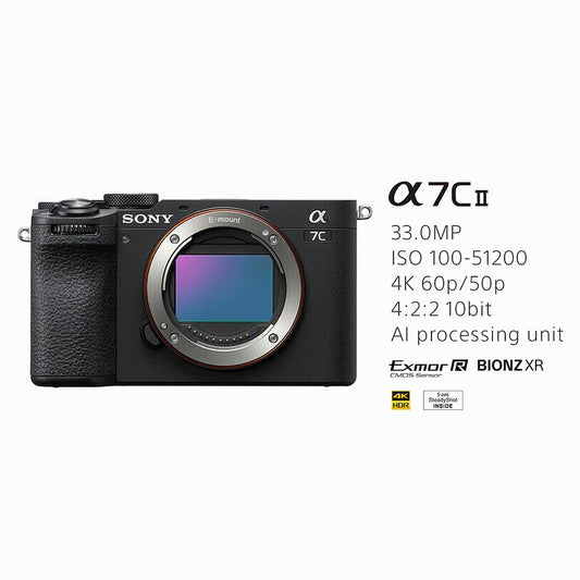 Sony A7C II MIRRORLESS CAMERA BODY(BLACK)