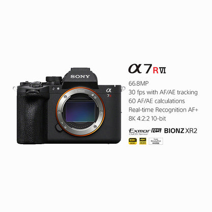 Sony Alpha 7R VI 66.8MP Full-Frame Mirrorless Camera Body | ILCE-7RM6