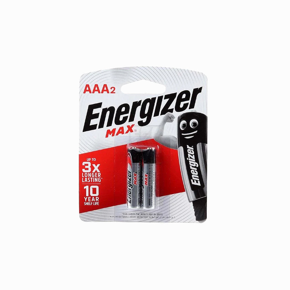 Energizer Alkaline BP2 AAA Battery 2 Pcs 1 Pkt