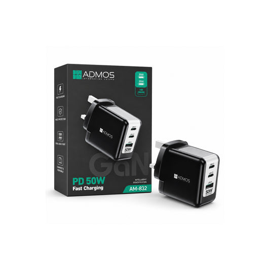 ADMOS AM-832 GaN 50W Fast Charger