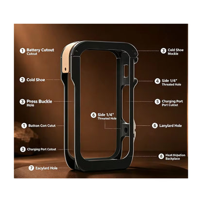 Aluminum Alloy Protective Cage for Insta360 X6