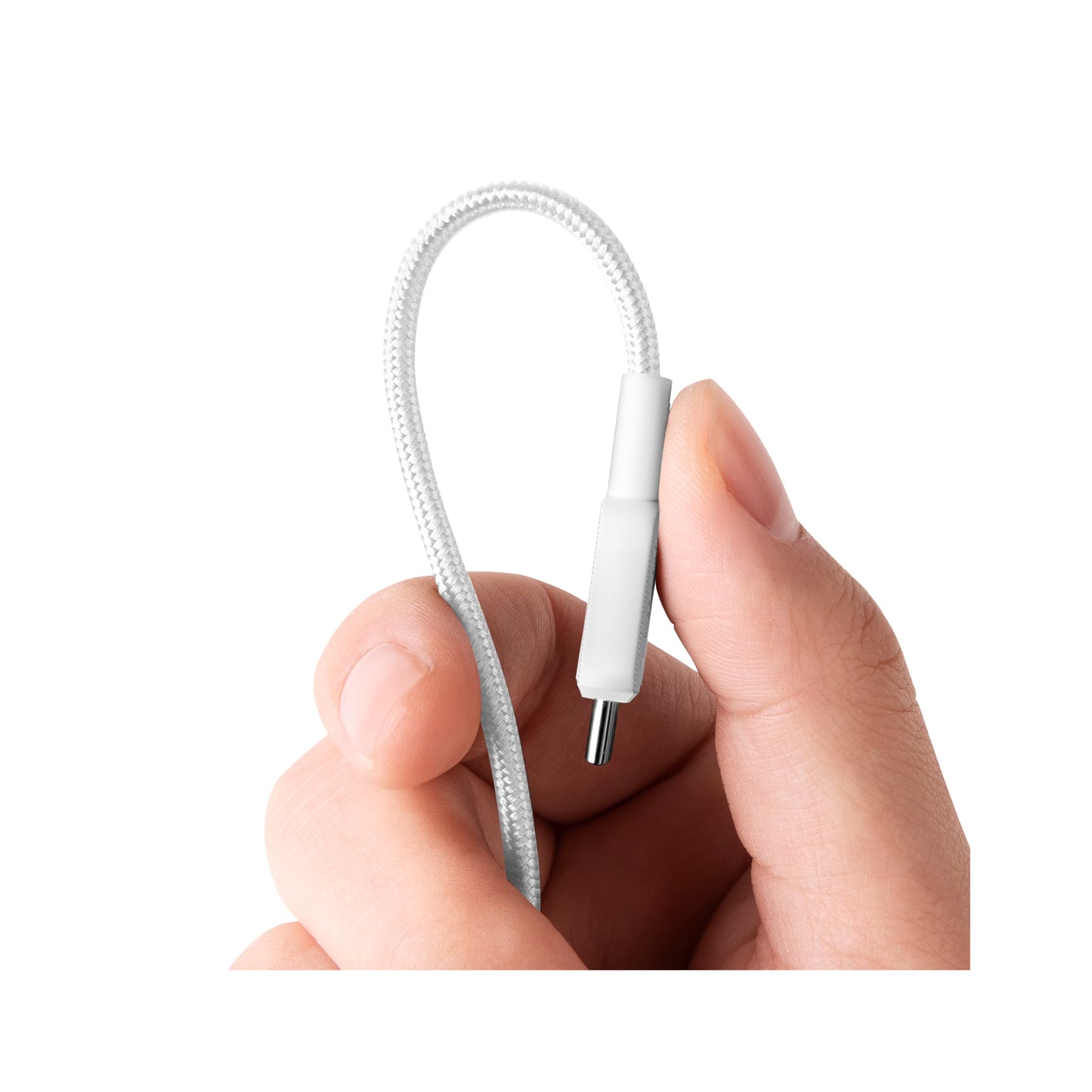 Anker 322 Braided USB-C to USB-C Cable 10ft, 60W – White-A81F7H21-1