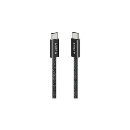 Anker Zolo USB-C to USB-C Braided Cable 240W, 6ft – Black (A8060H12)