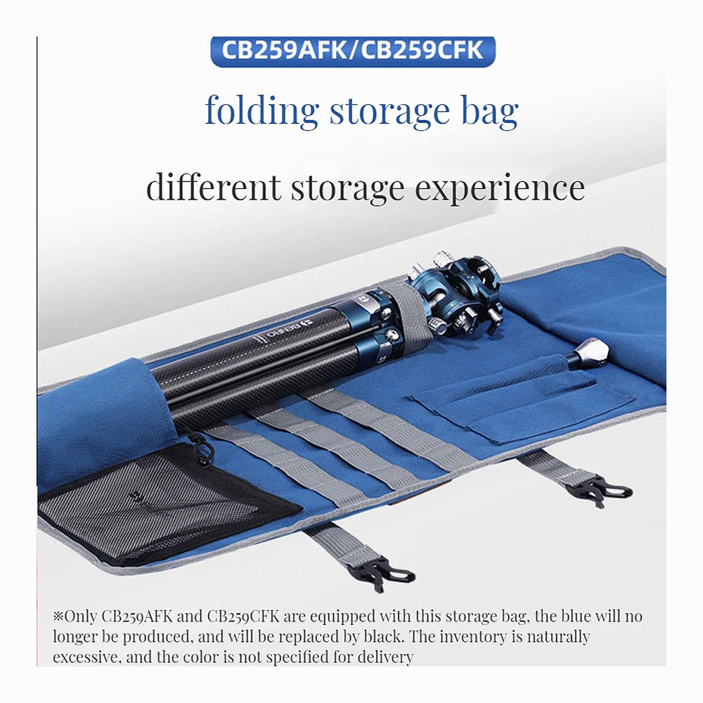 Benro CB259AFK TCBA15FS20PROC CyanBird Compact Alum Travel Angel Flip Lock Tripod with FS20PRO Fluid Head