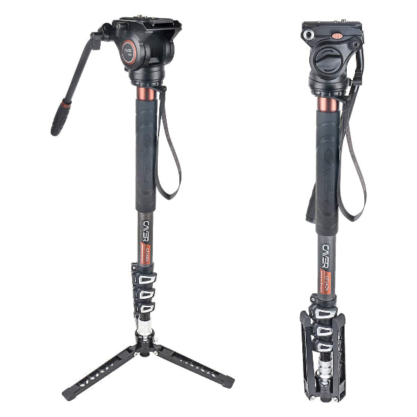 CAYER CF34DVH4 CARBON MONOPOD WITH BALLHEAD